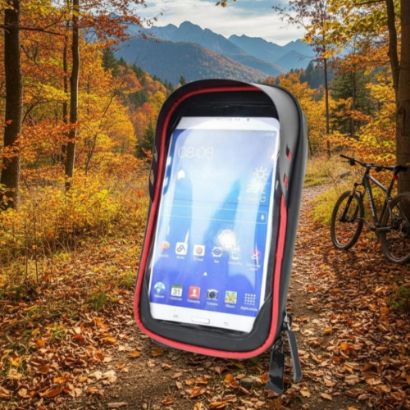 صورة حامل جوال لدراجة