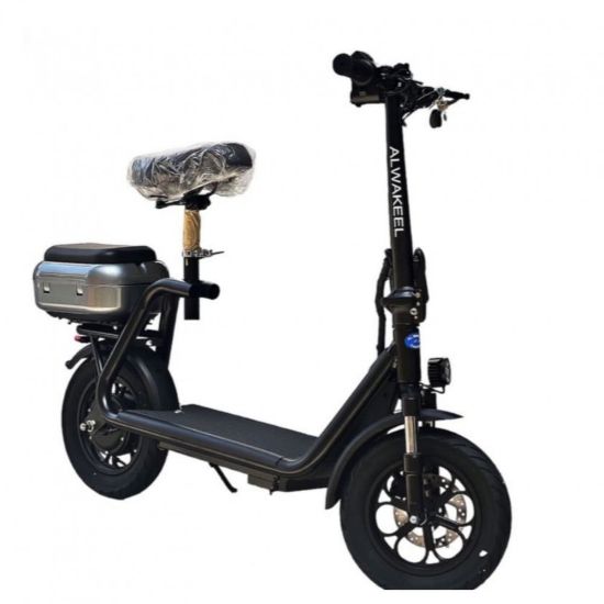 صورة سكوتر كهربائي كرسي مع سله مغلقه 48 فولت