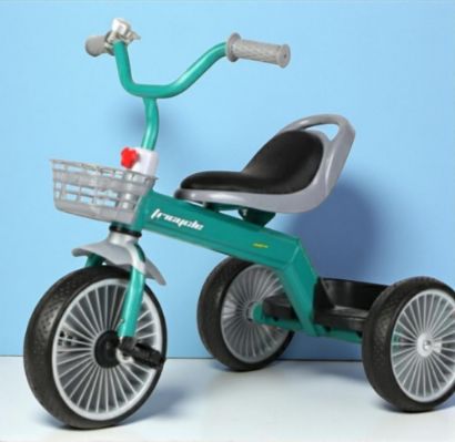 صورة دراجة ثلاثية العجلات بتصميم جديد للأطفال بسلة أمامية جملة