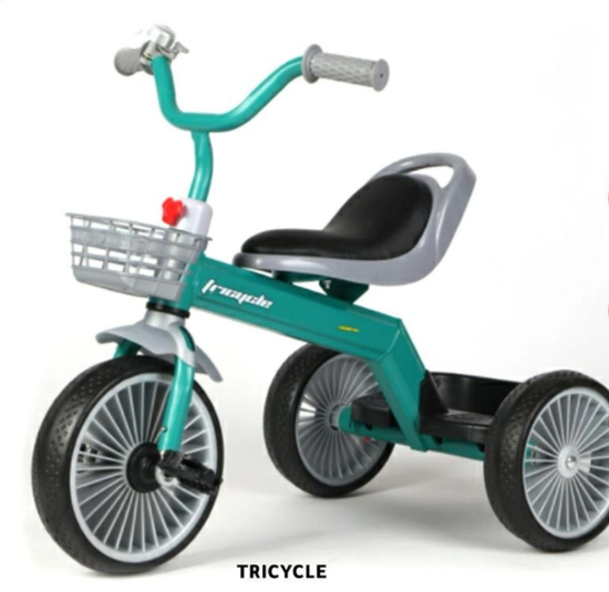 صورة دراجة ثلاثية العجلات بتصميم جديد للأطفال بسلة أمامية جملة