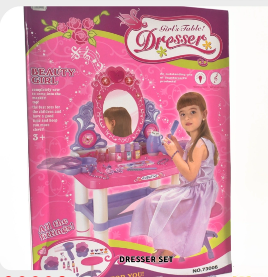 صورة ديلوكس طاولة تزيين مركز التجميل متعددة الألوان جملة