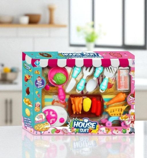 صورة مجموعة المطبخ لعبة اطفال جملة