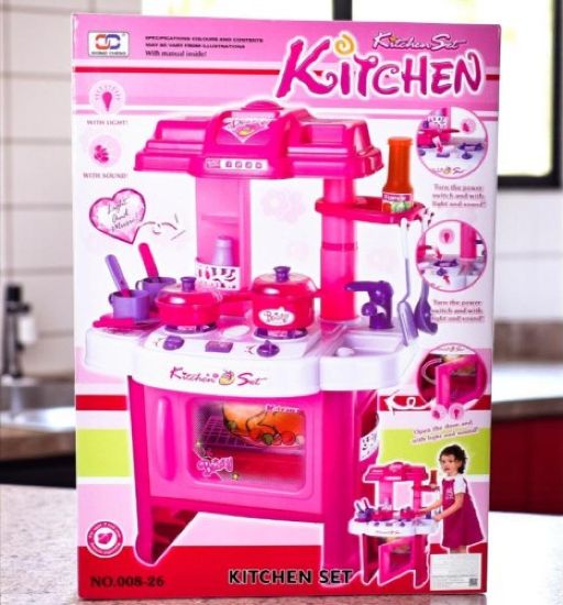 صورة لعبة مطبخ الشيف الصغيرة ملحقات | مطبخ اطفال جملة