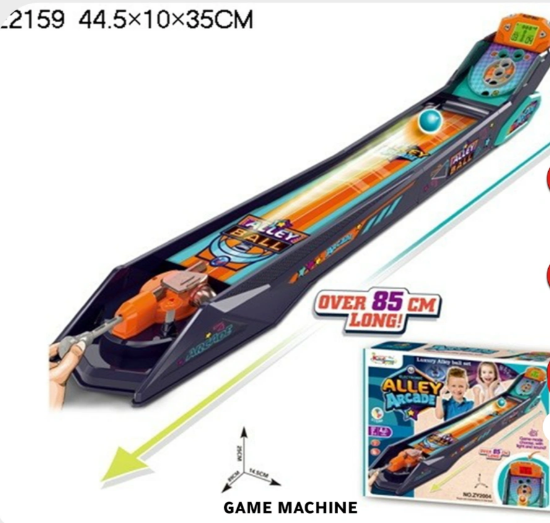 صورة لعبة أطفال بولينج بلاستيكية رماية بالأصابع 8 قطع