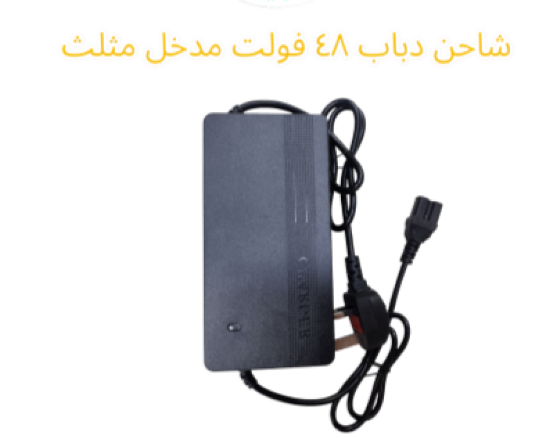 صورة شاحن دباب 48 فولت مدخل مثلث