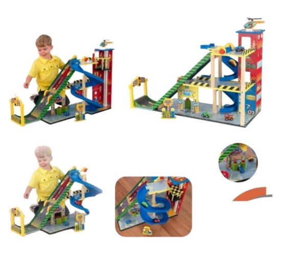 صورة لعبة تركيب وسباق سيارات للاطفال كبيرة