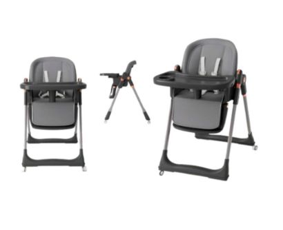 صورة كرسي اطفال متحرك رمادي