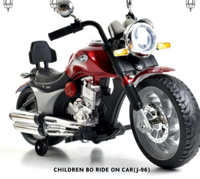 صورة دباب اطفال كهربائي بشكل دراجة نارية