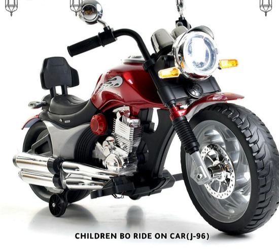 صورة دباب اطفال كهربائي بشكل دراجة نارية