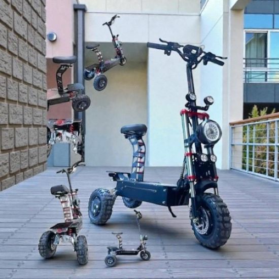 صورة سكوتر العنكبوت 60 فولت 3 محركات