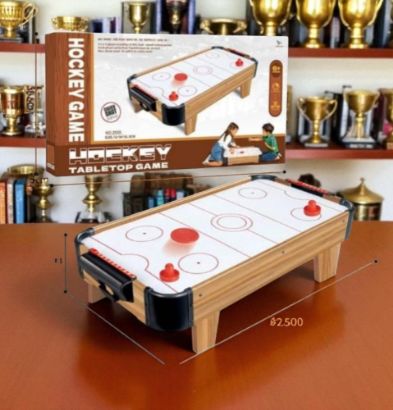 صورة طاولة هوكي "تحدي الأبطال" – لعبة هوكي هوائية منزلية