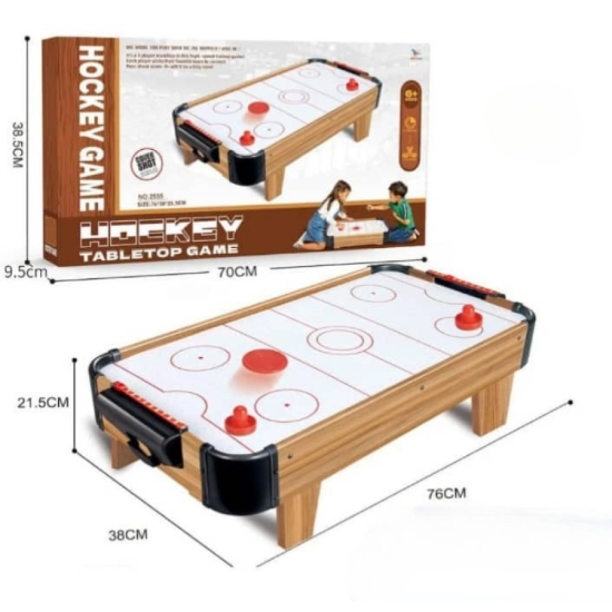 صورة طاولة هوكي "تحدي الأبطال" – لعبة هوكي هوائية منزلية
