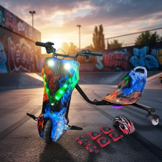 صورة سكوتر Big Drift الكهربائي – إصدار اللهب الأزرق