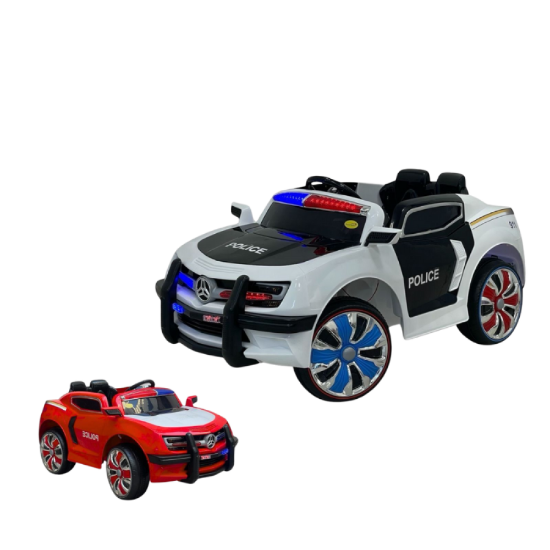 صورة سيارة الشرطة الكهربائية للأطفال – قوة وتحكم وتشويق