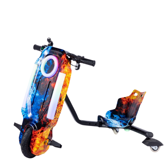 صورة سكوتر درفت "البركان الثلجي" – الإضاءة الخارقة والقوة الجامحة