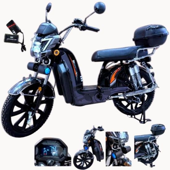 صورة دباب كهربائي للمدينة بمقعدين وصندوق خلفي 60 فولت