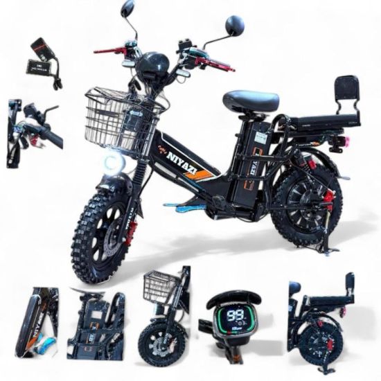 صورة دراجة  كهربائية قوية 60 فولت بطاريتين