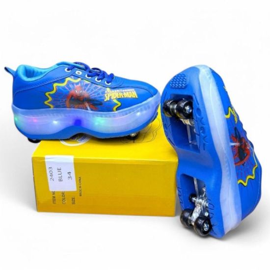 صورة سكيت بعجلات وإضاءة LED للأطفال