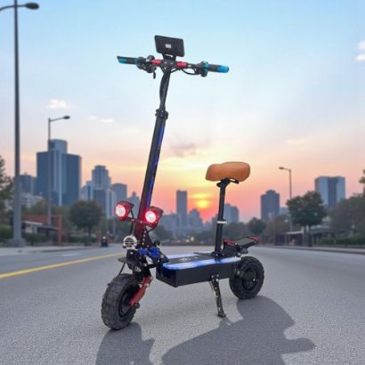 صورة سكوتر التمساح برو 2025 محركين بقوة 3000 الف وااط