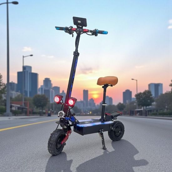 صورة سكوتر التمساح برو 2025 محركين بقوة 3000 الف وااط