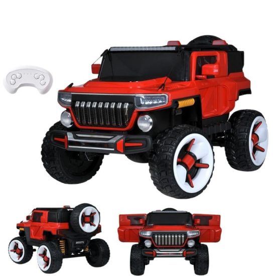 صورة سيارة أطفال كهربائية جيب بمحركين 12 فولت