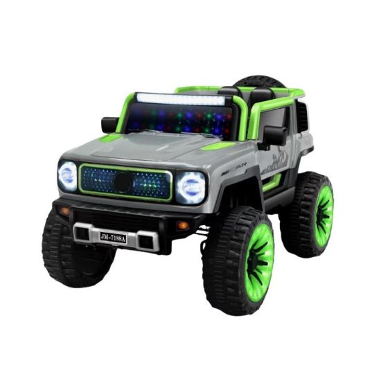 صورة سيارة جيب دفع رباعي كهربائية للأطفال بأضواء LED