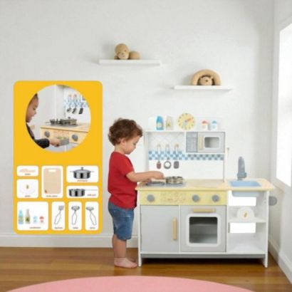 صورة مطبخ الشيف الخشبي