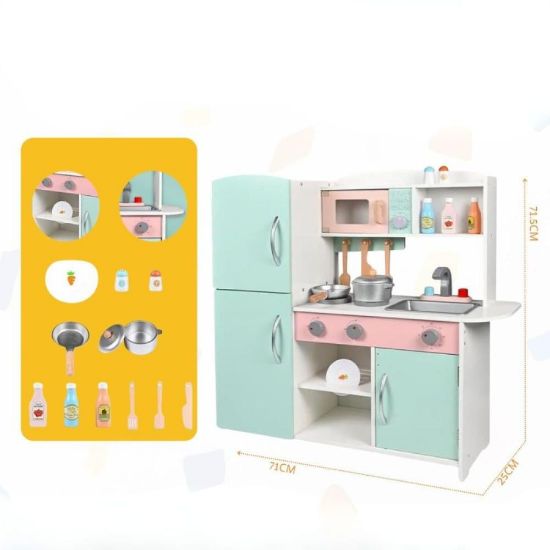 صورة مطبخ الآيس كريم الخشبي