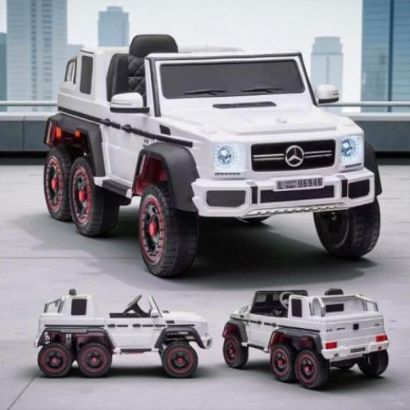 صورة سيارة مرسيدس للأطفال بـ 6 عجلات