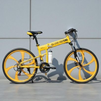 صورة دراجة جبلية بتصميم رياضي عصري