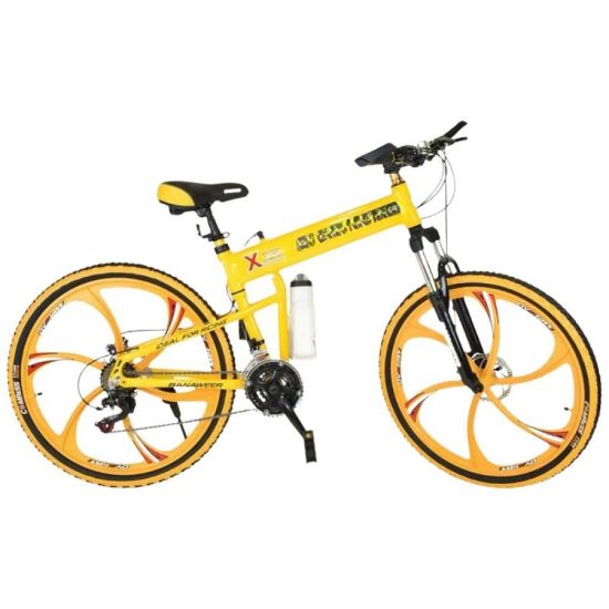 صورة دراجة جبلية بتصميم رياضي عصري