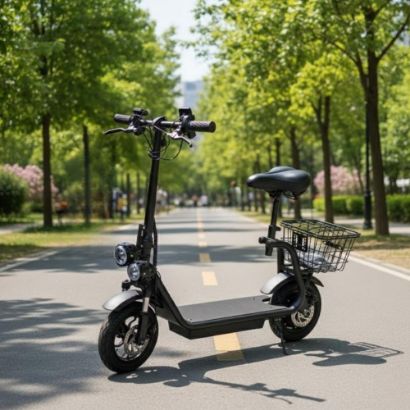 صورة سكوتر أبو سلة الكهربائي القوي