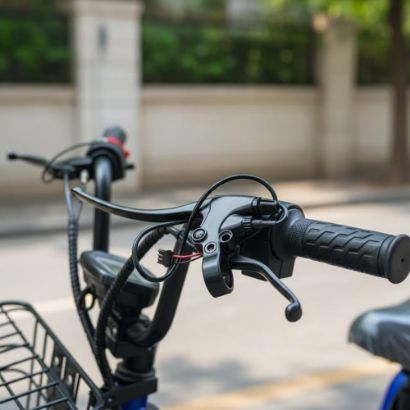 صورة يد فرامل دراجة كهربائية عالية الجودة