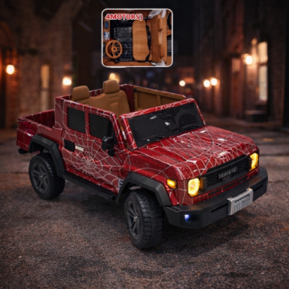 صورة سيارة أطفال كهربائية بتصميم سبايدر