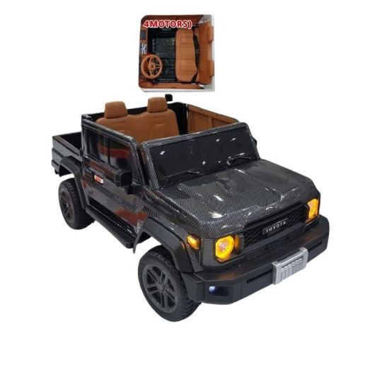 صورة سيارة أطفال كهربائية بتصميم فخم ولون أنيق