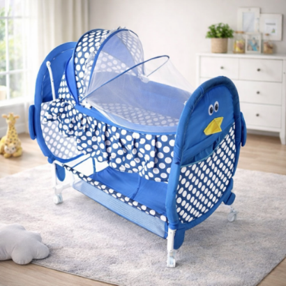 صورة سرير أطفال هزاز يساعد على تهدئة البيبي