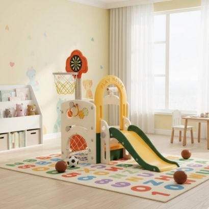 صورة ملعب أطفال منزلي متعدد الأنشطة