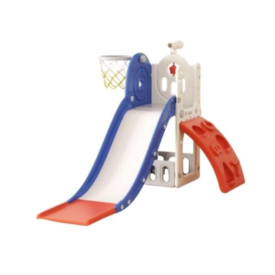 صورة زحليقة أطفال مع سلة كرة