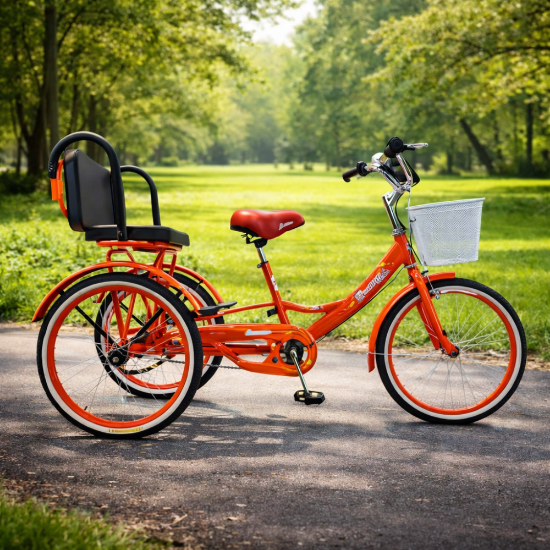 صورة دراجة ثلاثية تعطي توازن عالي وثبات