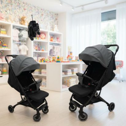 صورة عربة أطفال للطائرة خفيفة وقابلة للطي