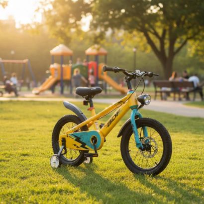 صورة دراجة أطفال مقاس 16 إنش بدسك بريك و كشاف