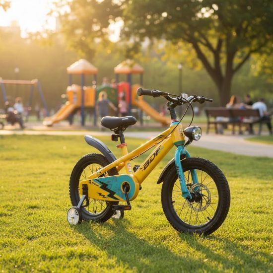 صورة دراجة أطفال مقاس 16 إنش بدسك بريك و كشاف