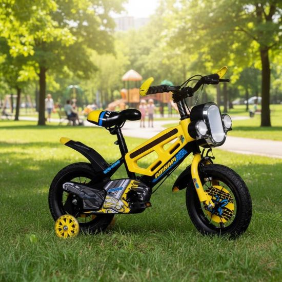 صورة دراجة أطفال مقاس 12 إنش مسطرة و أصوات وإضاءة