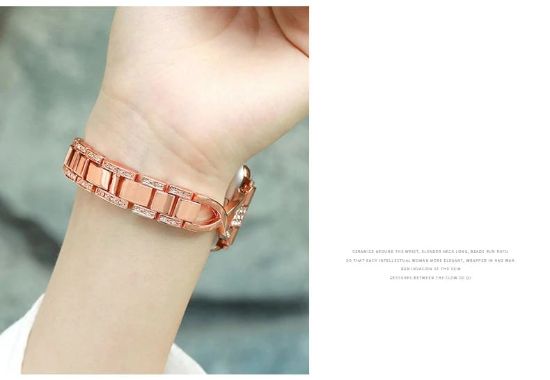 صورة سوار باند اساور نسائية انيقة متوافقة مع ساعة ابل Apple watch band