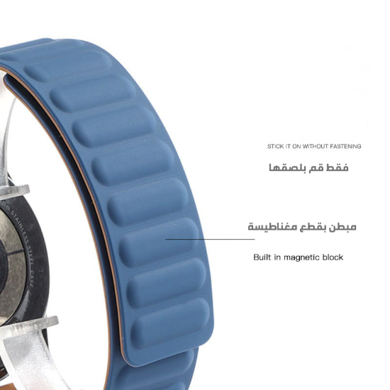 صورة سوار #ساعة اساور متوافقة مع معظم الساعات الذكية مقاس 22 Watch bands Compatible with most #smart #watches, size 22#