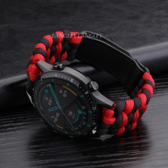 صورة سوار #ساعة اساور متوافقة مع معظم الساعات الذكية مقاس 22 Watch bands Compatible with most #smart #watches, size 22#