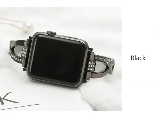 صورة سوار باند اساور نسائية انيقة متوافقة مع ساعة ابل Apple watch band