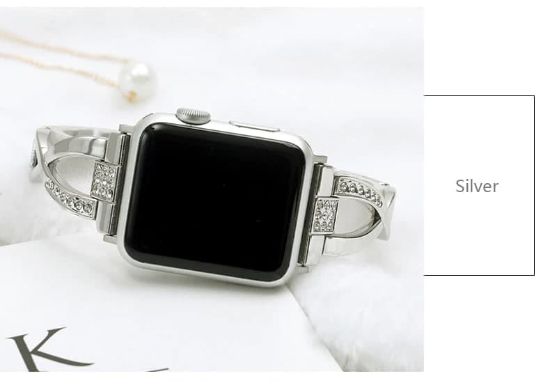صورة سوار باند اساور نسائية انيقة متوافقة مع ساعة ابل Apple watch band