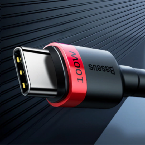 صورة كابل شحن سريع تايب سي من الطرفين /Fast Charging Cable Type CE From Both sides