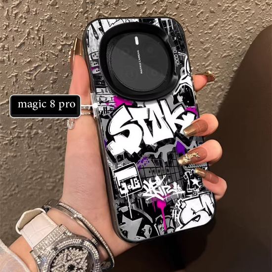 صورة غطاء حماية Honor Magic 8 Pro مقاوم للصدمات وخفيف الوزن